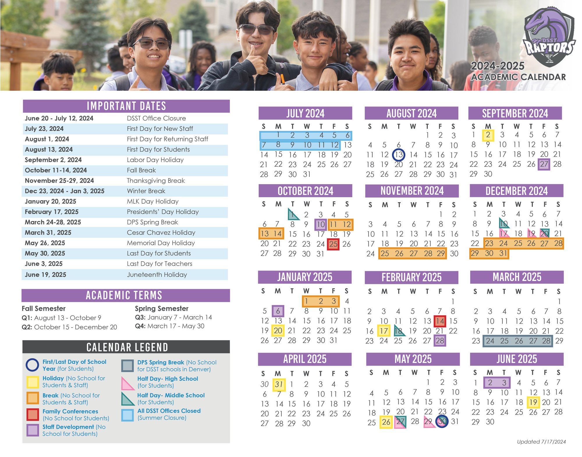 GVR MS and HS Calendar 24-25 English